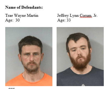 Martin, Trae    Corum, Jeffrey