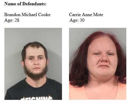 Cooke, Brandon Michael   Mote, Carrie Anne