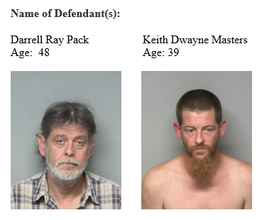 Pack, Darrell Ray and Masters, Keith Dwayne