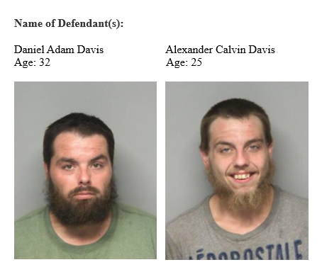 Davis, Alexander Calvin and Davis, Daniel Adam