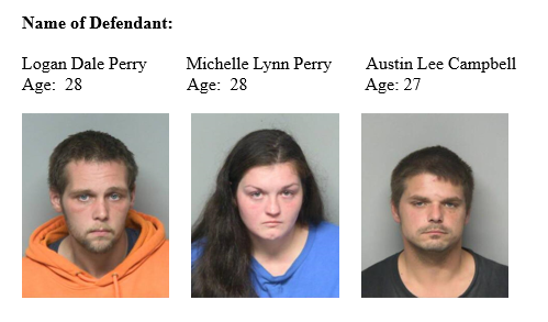 Perry, Logan Dale   Perry, Michelle Lynn  Campbell, Austin Lee